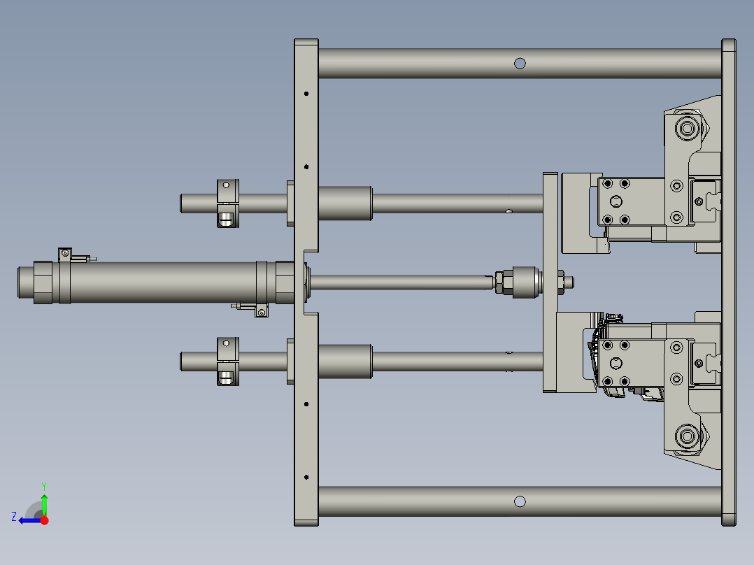 车灯智能制造用气密性测试系统及装置右视图