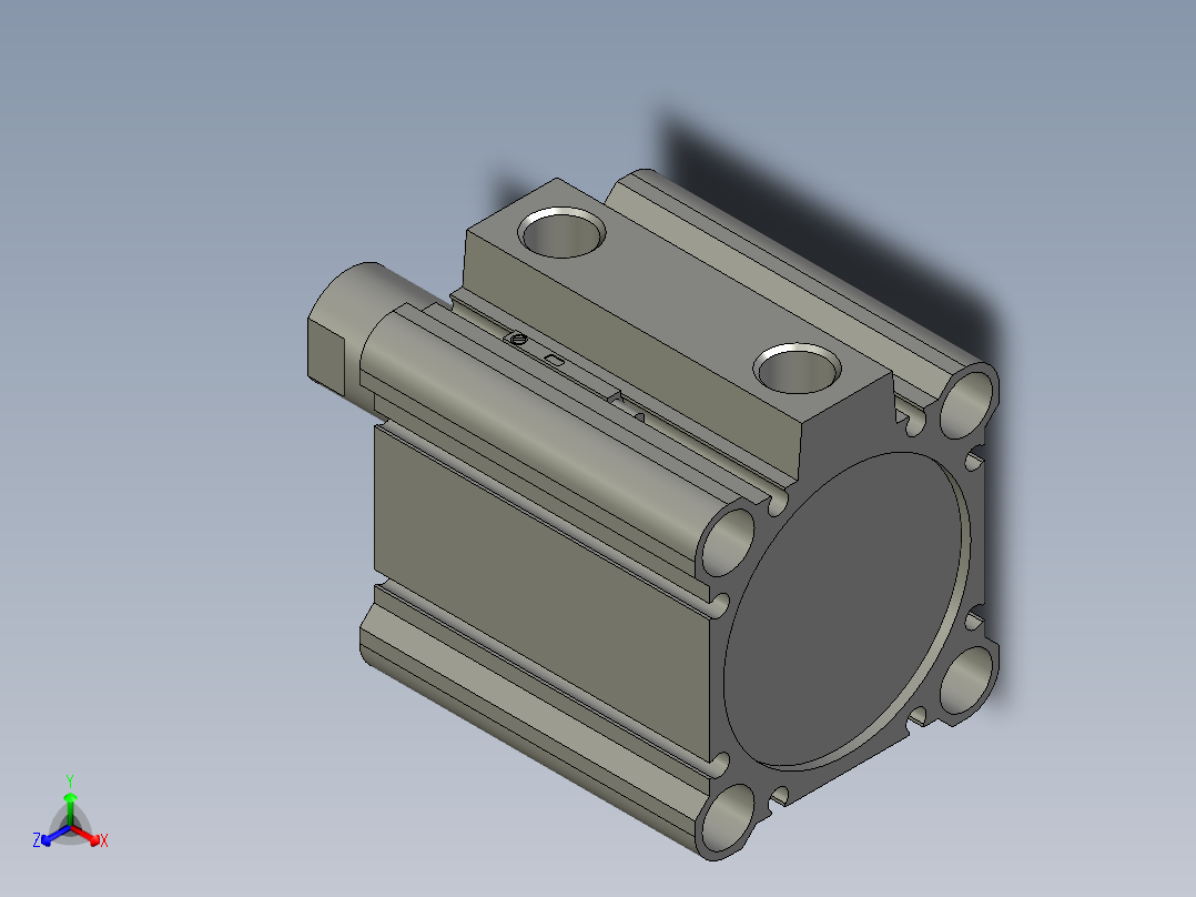 CDQ2B50-30DZ-M9N(0_0_0)正等轴测图