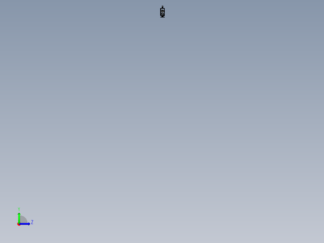 实验室水平四轴协作机械手左视图