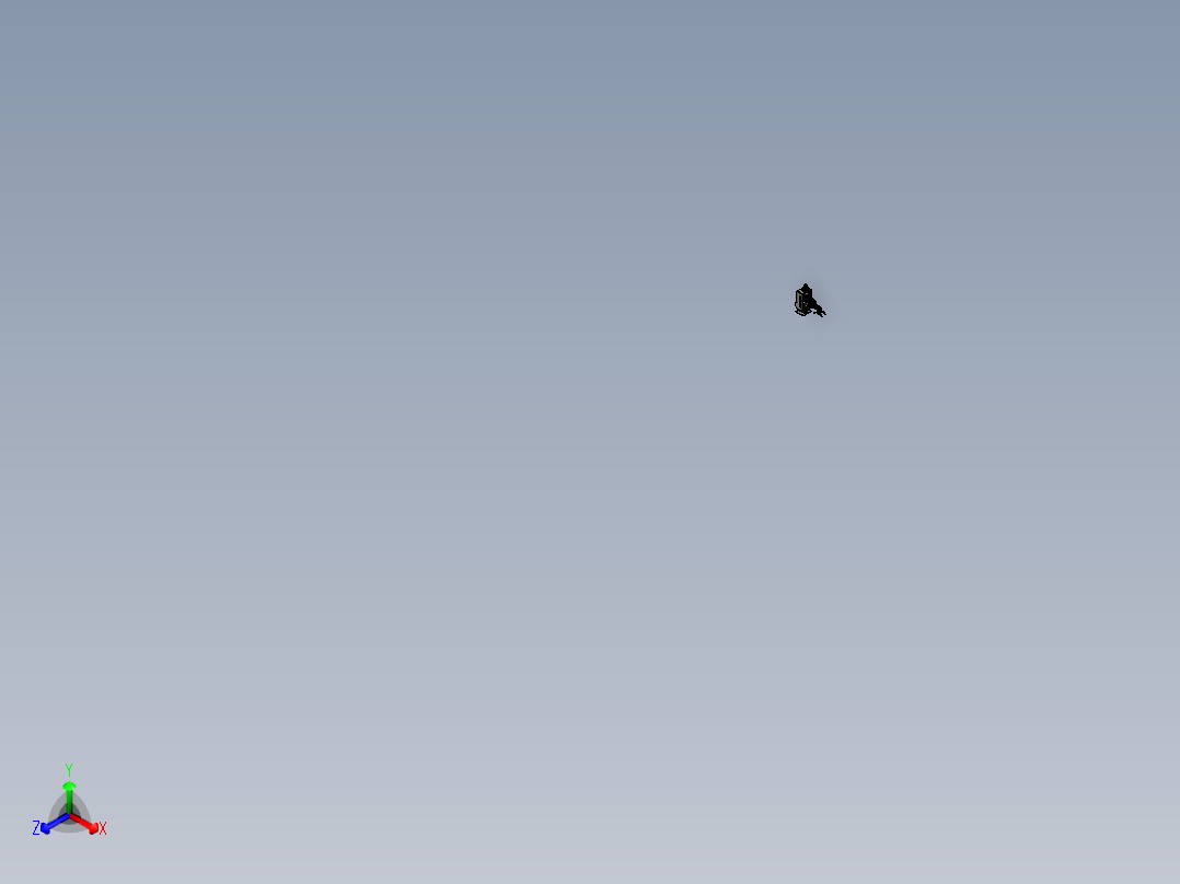 实验室水平四轴协作机械手正等轴测图