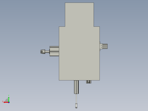 动工件钻孔台后视缩略图