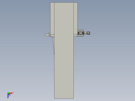 动工件钻孔台俯视缩略图