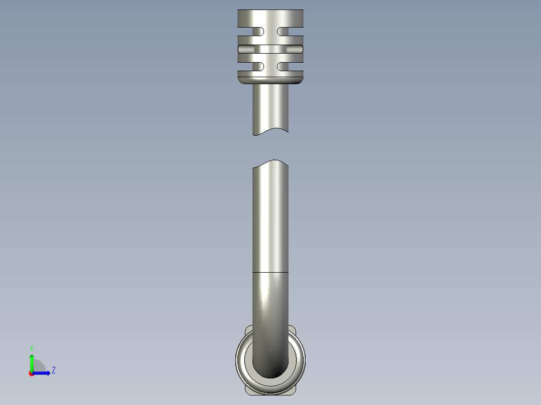 最新2芯带线扣线21010000921横向左视图