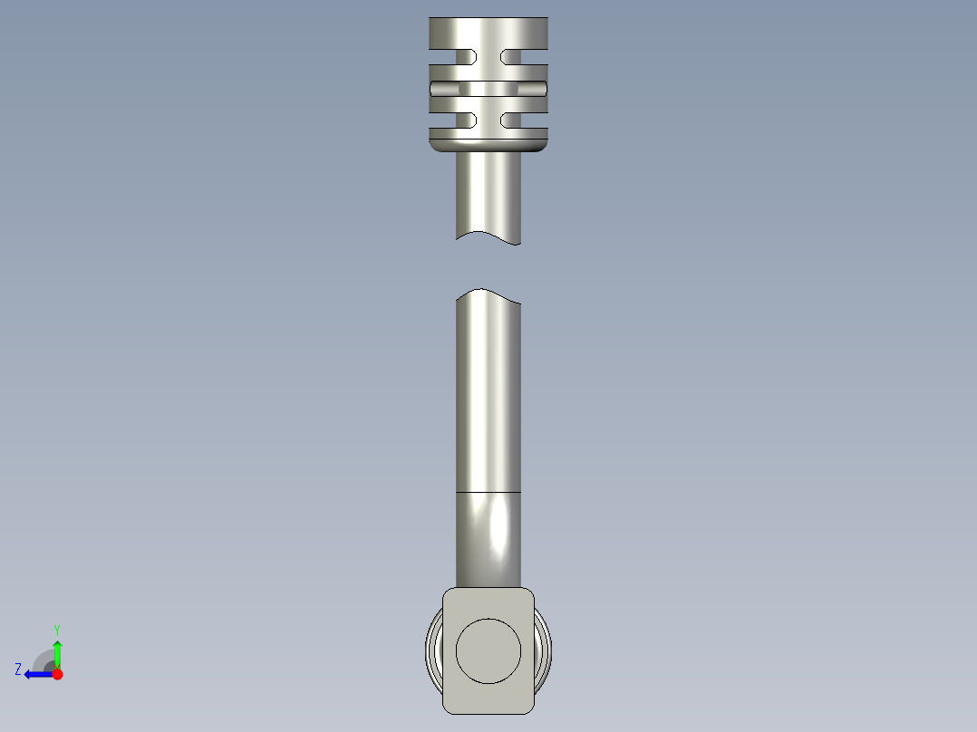 最新2芯带线扣线21010000921横向右视图