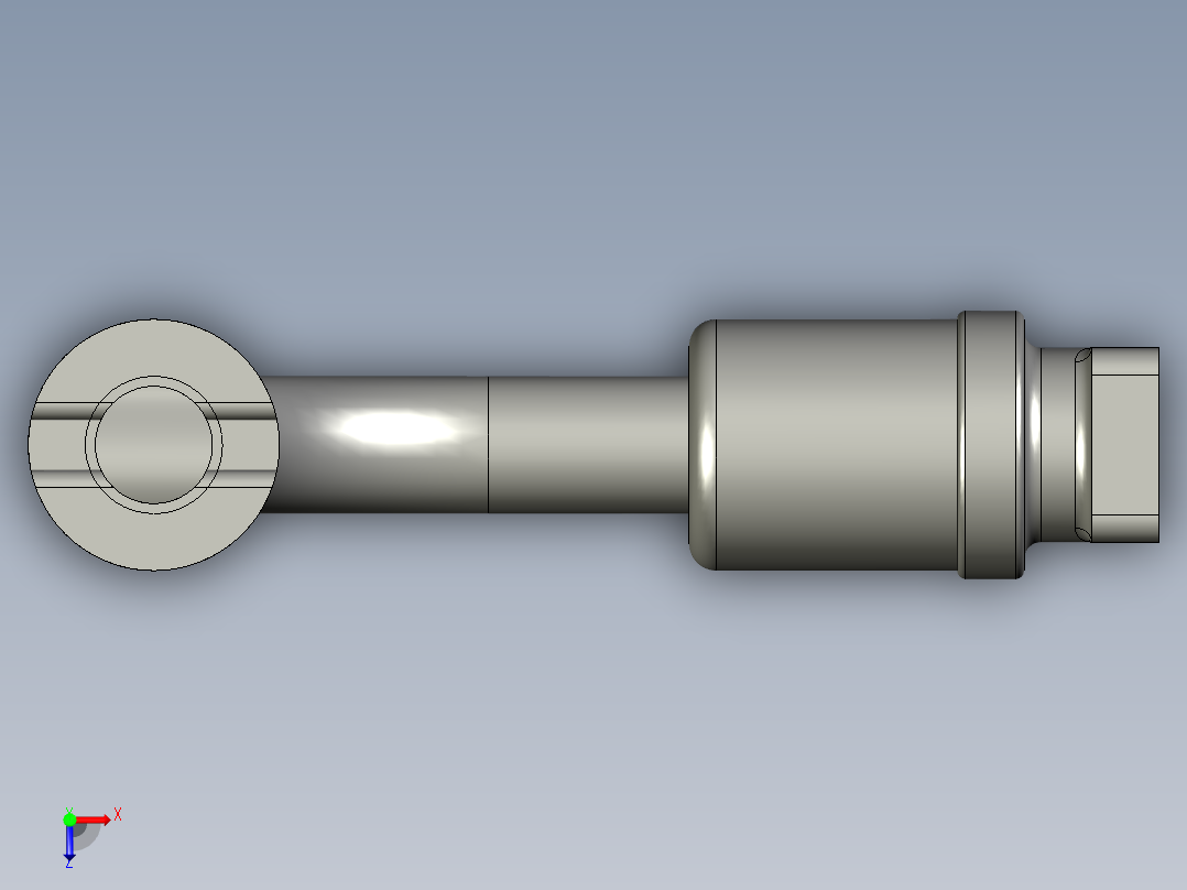 最新2芯带线扣线21010000921横向俯视图