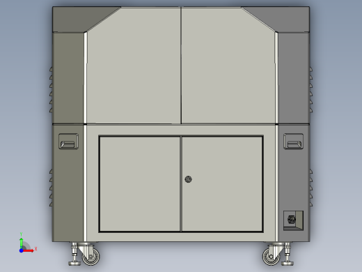 无人机机巢自动机场自主适用前视缩略图