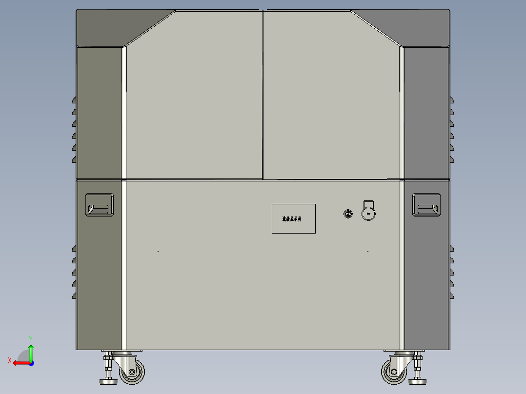 无人机机巢自动机场自主适用后视图
