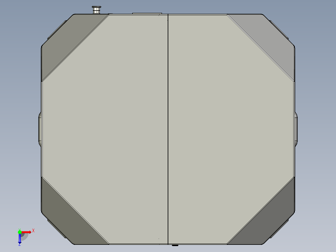 无人机机巢自动机场自主适用俯视图