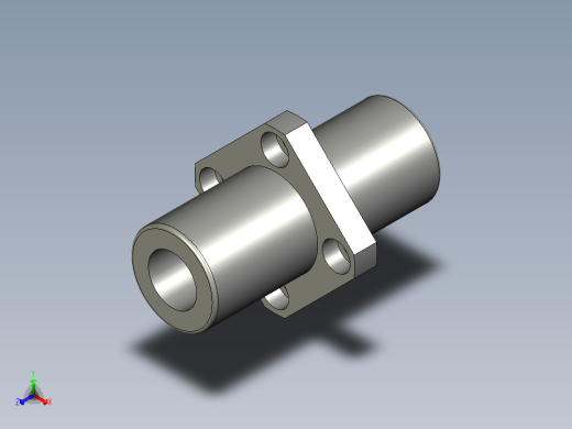 LMQ12-d13直线轴承正等轴测缩略图