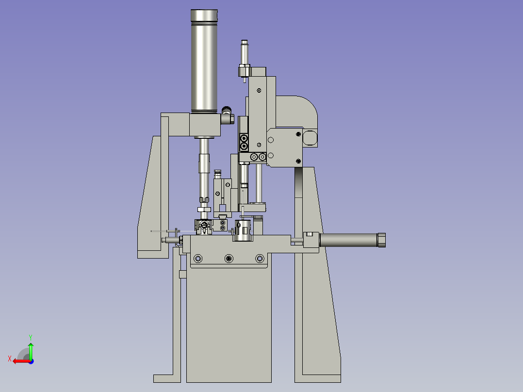 上联块上料后视图