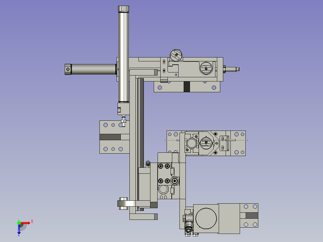 上联块上料俯视图