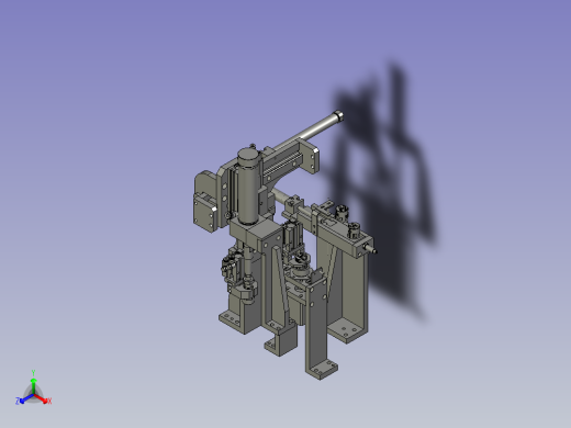 上联块上料正等轴测缩略图