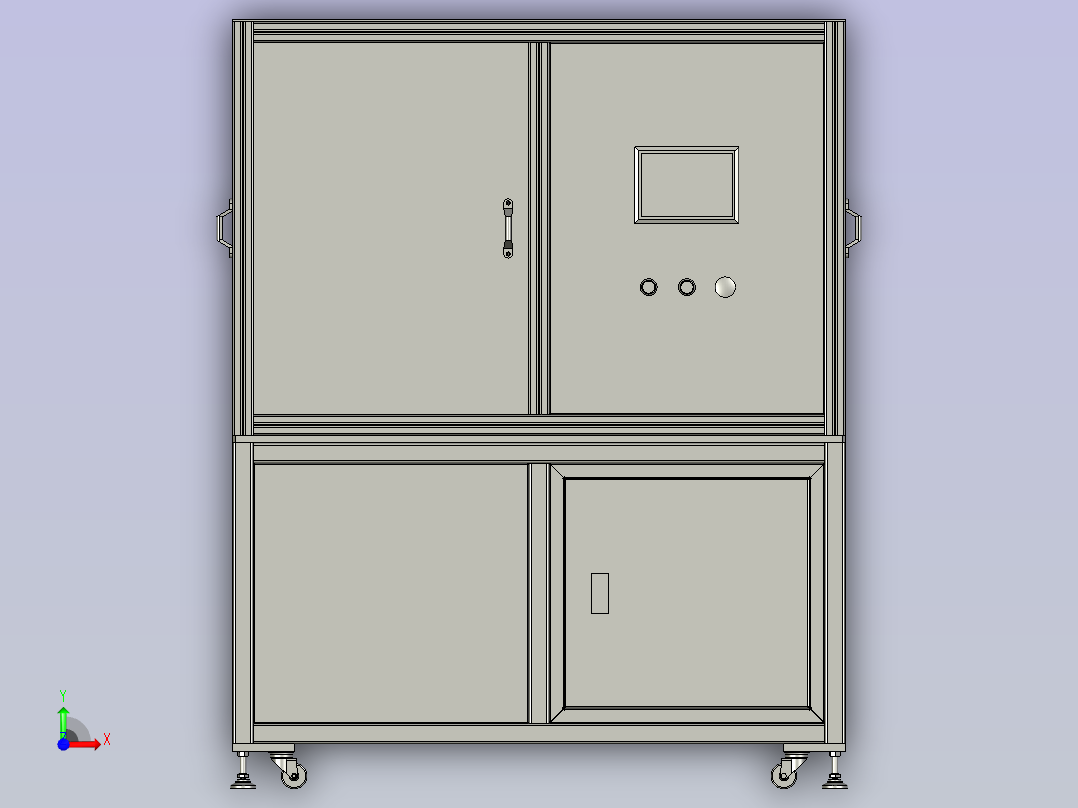 A触摸屏支架自动上料站-CMPZJ前视图