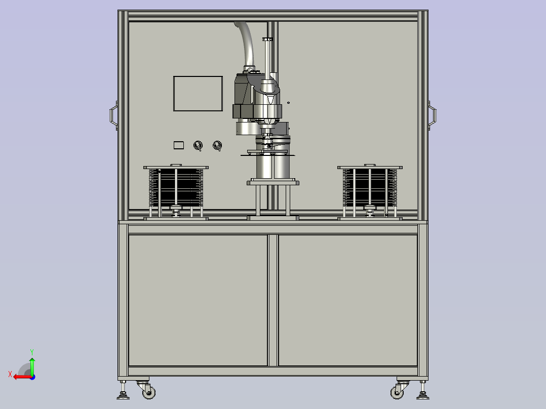 A触摸屏支架自动上料站-CMPZJ后视图