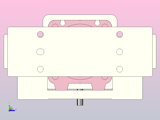 MTC32-150-P#-D-S57-RMTC32电缸 57步进电机直连 带导杆支架左视缩略图