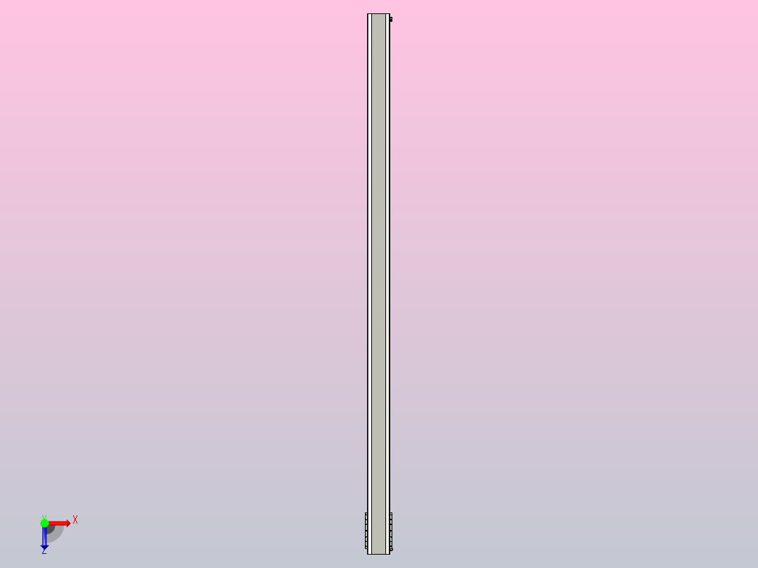 直驱直线电机轴TPA-LNP-140D-P12-L3120-C-1-3-C-10-N3(磁栅尺)俯视图