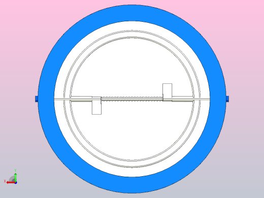 H76H╱Y╱F-PN1.6对夹双板止回阀[H76H]400后视缩略图