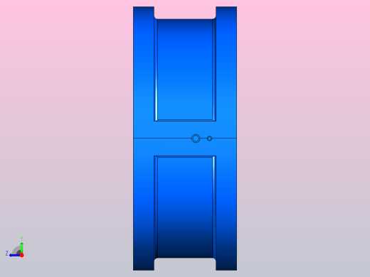 H76H╱Y╱F-PN1.6对夹双板止回阀[H76H]400右视缩略图