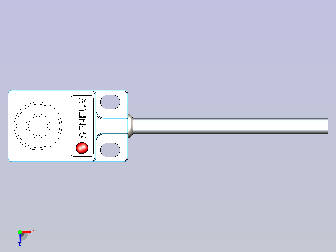 深浦接近传感器 DL-QM018M俯视图