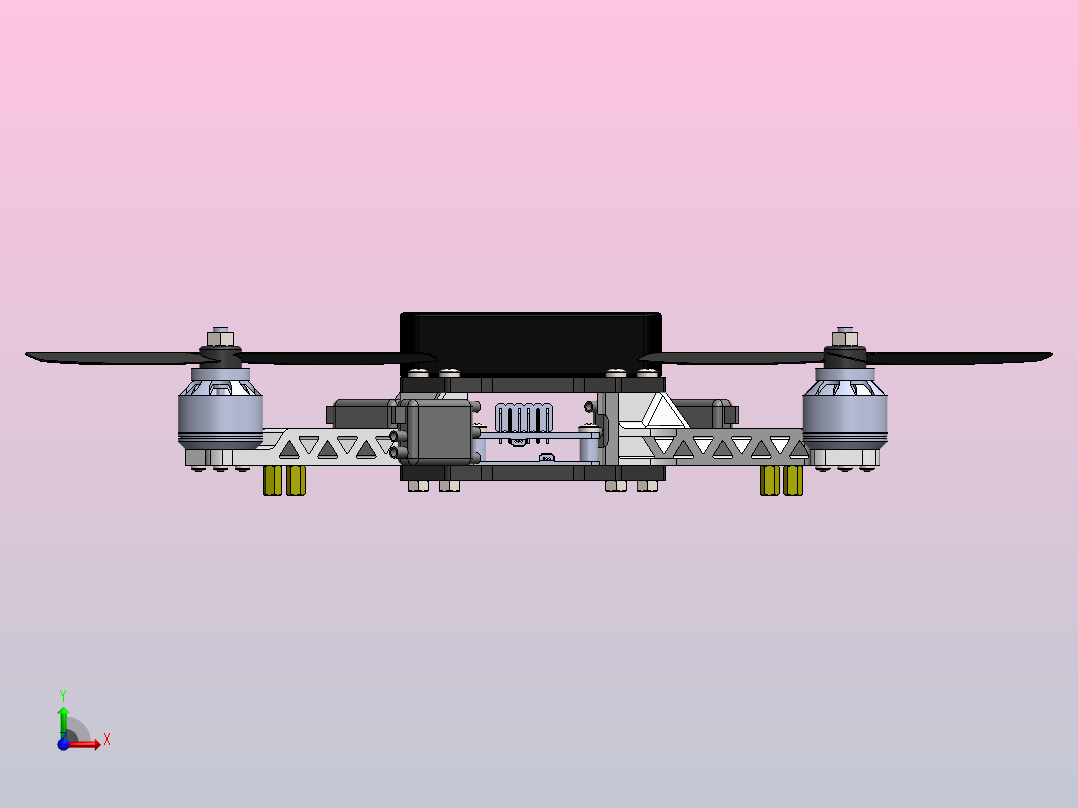无人机设计前视图