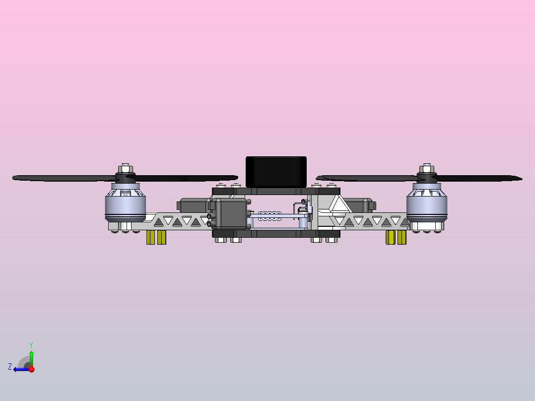 无人机设计右视图