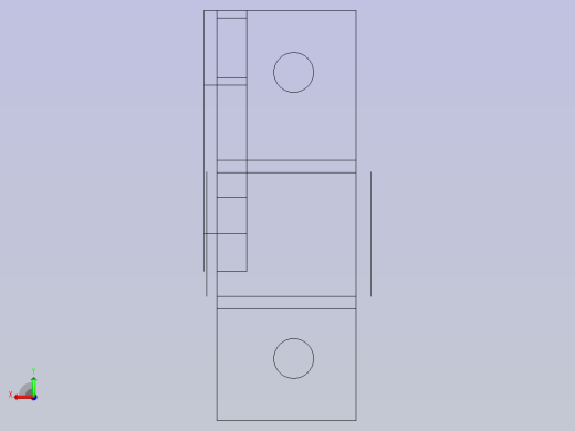 FreeCAD中的Pivot Bracket。后视缩略图