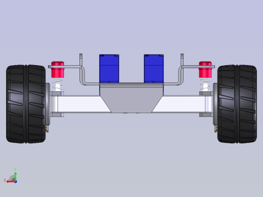 全方位转向四驱动搬运小车后视缩略图