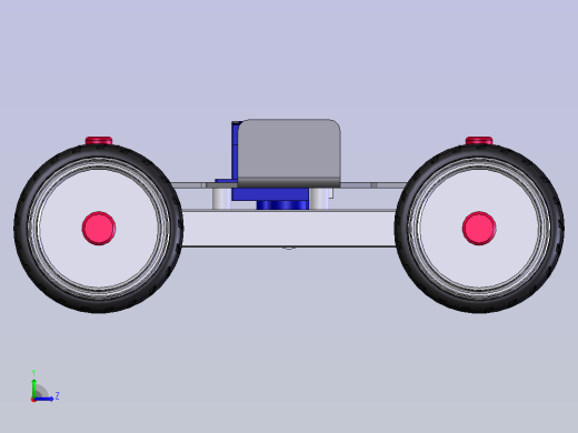 全方位转向四驱动搬运小车左视缩略图