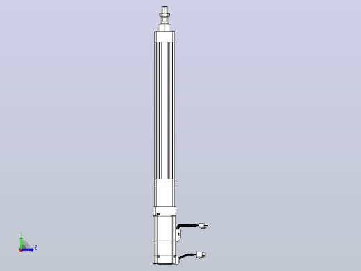 轻载电动缸TPA-ESR40-1210C-L250-M-W-P40-C3左视缩略图