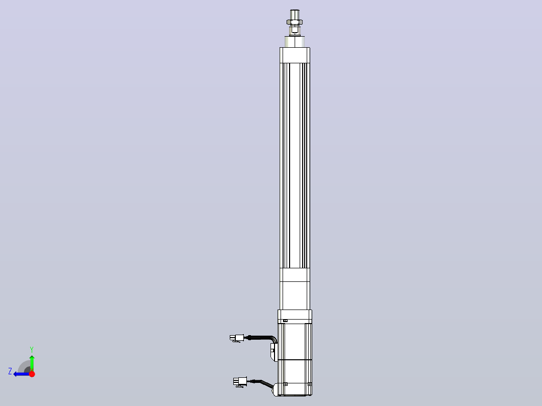 轻载电动缸TPA-ESR40-1210C-L250-M-W-P40-C3右视图