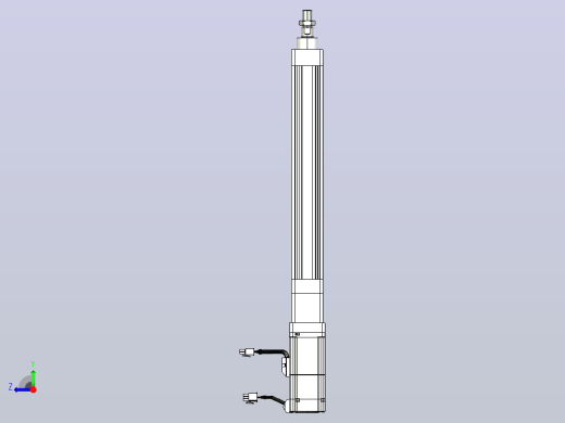 轻载电动缸TPA-ESR40-1210C-L250-M-W-P40-C3右视缩略图