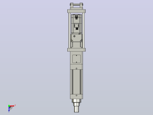 轻载电动缸TPA-ESR80-2510C-L50-M-CB-W-P75-JX-C3俯视缩略图