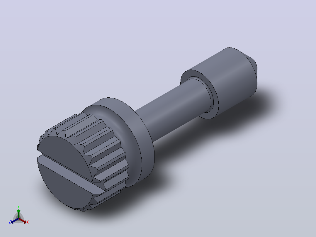 多套GBT837-GBT949不脱出螺钉3D模型Solidworks设计主视图