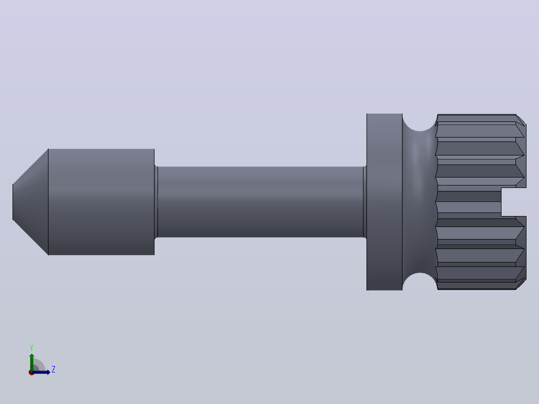 多套GBT837-GBT949不脱出螺钉3D模型Solidworks设计左视图