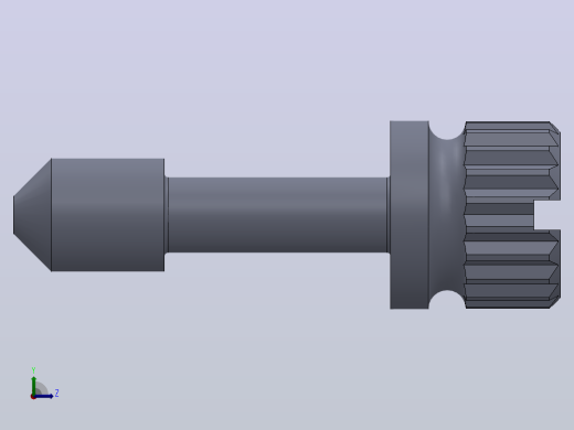 多套GBT837-GBT949不脱出螺钉3D模型Solidworks设计左视缩略图