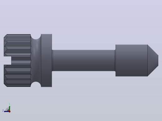 多套GBT837-GBT949不脱出螺钉3D模型Solidworks设计右视缩略图