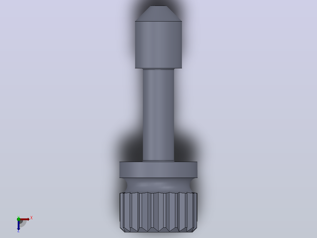 多套GBT837-GBT949不脱出螺钉3D模型Solidworks设计俯视图