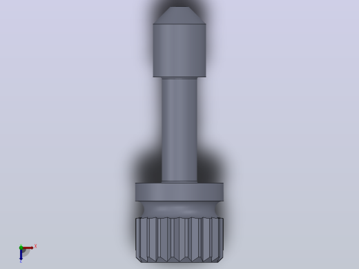 多套GBT837-GBT949不脱出螺钉3D模型Solidworks设计俯视缩略图