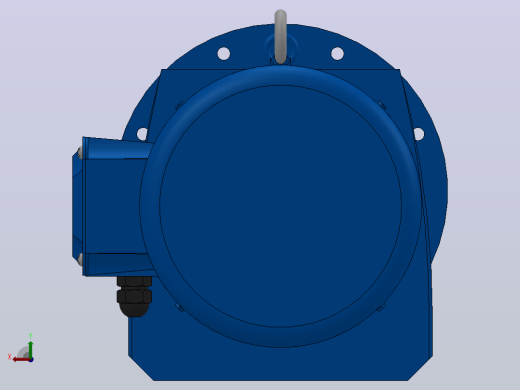 RF107法兰轴伸式安装斜齿轮减速机RF107-Y18.5-4P-180M-M1-0°-Φ450后视缩略图
