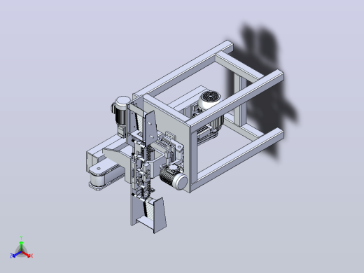 砂光机3D图纸