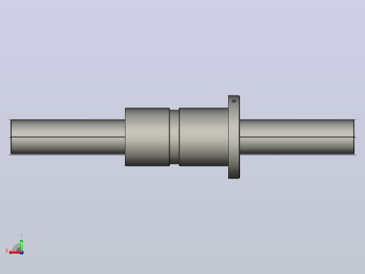 DKFZD5010-5滚珠丝杆3D模型后视缩略图