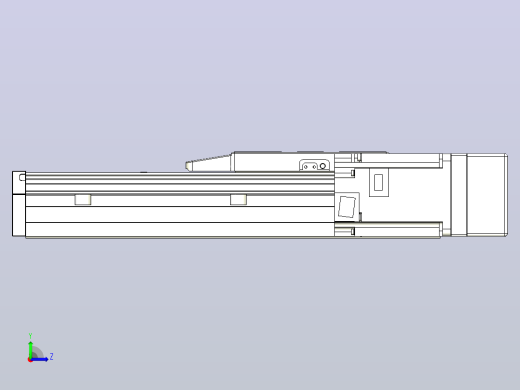 滚珠丝杠直线轴内置导轨TPA-GCR-150-2010C-L150-MR-M75-N3左视缩略图