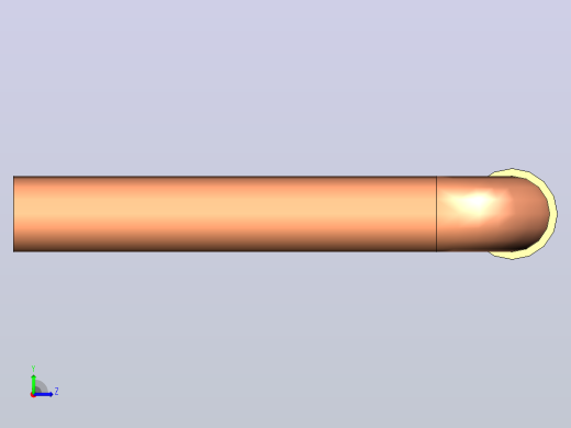 插头连接器Wirebridge_22.86xD0.6mm左视缩略图