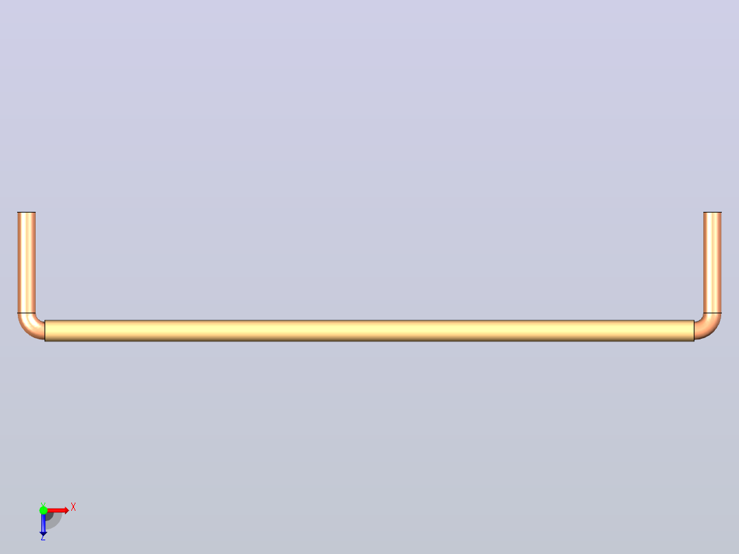 插头连接器Wirebridge_22.86xD0.6mm俯视图