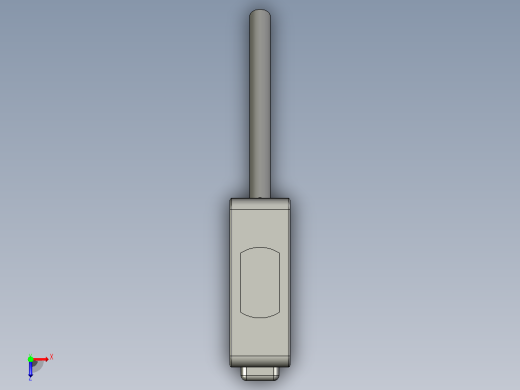 深浦光电传感器 PK-LD15MN 接收端3D俯视缩略图