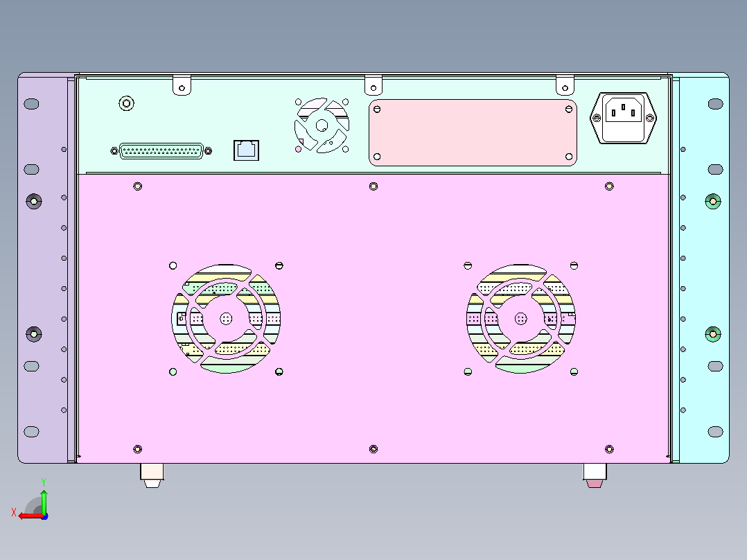 赛秘尔saimr-5000测试仪后视图