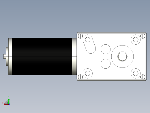 5840-31ZY双轴微型减速电机[5840-31ZY-506K]后视缩略图