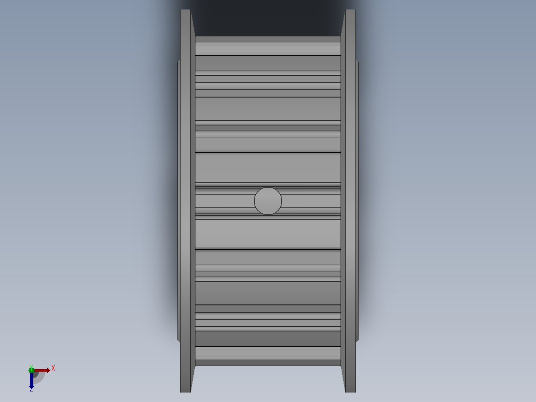 标准型梯形齿同步带轮L型[SLHK-16-075-dk12-D]俯视图