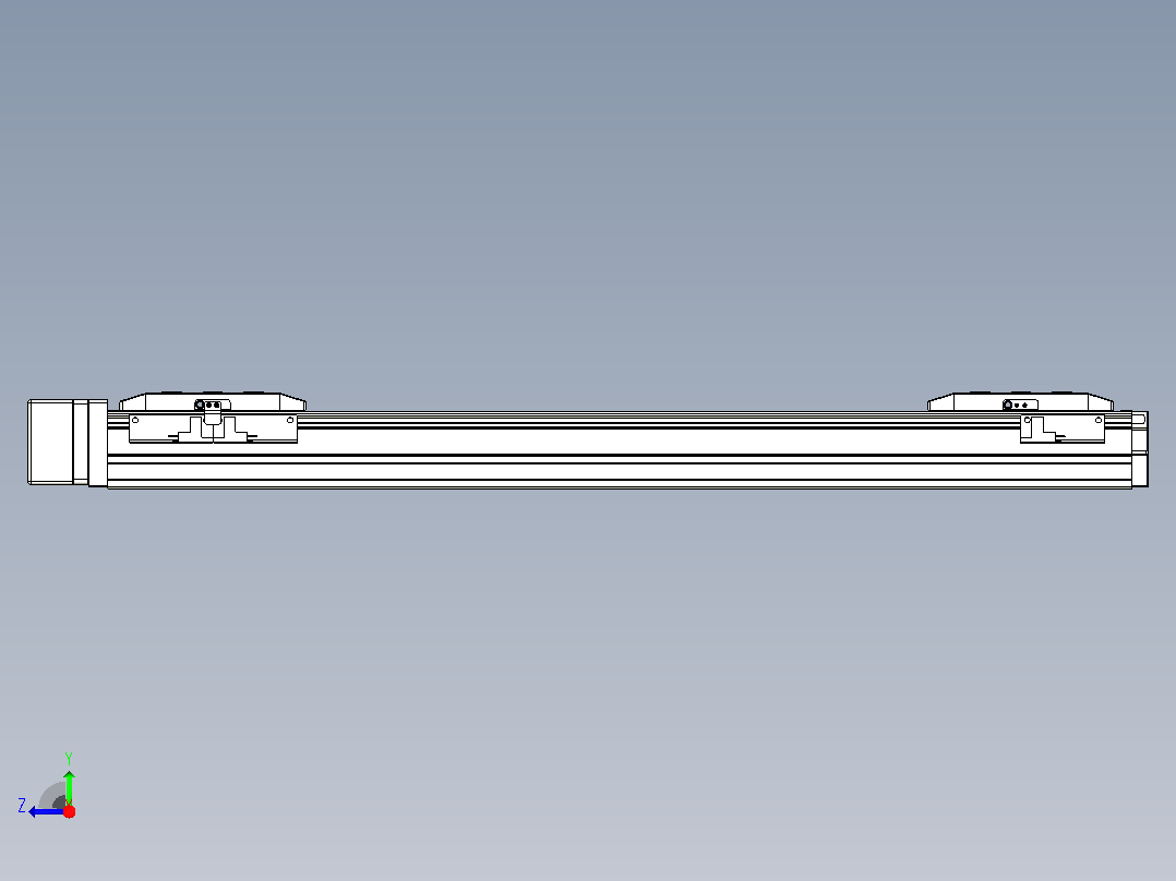 滚珠丝杠线性轴TPA-GCRS-50-1205C-L175-MR-M10-N3右视图