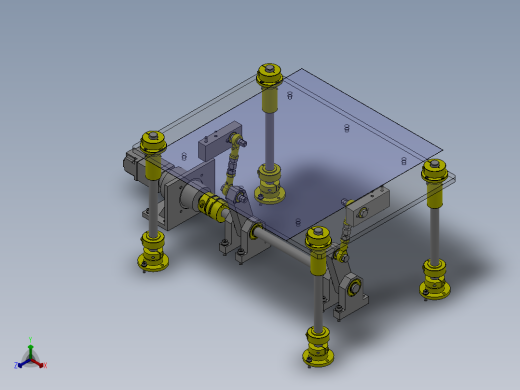 滑台升降机正等轴测缩略图